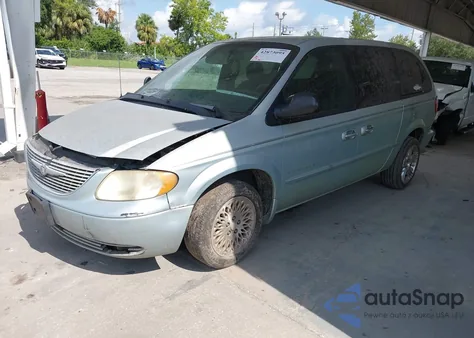 2001 Chrysler Town & Country Lx из США, поврежденный, VIN 2C4GP44331R217054